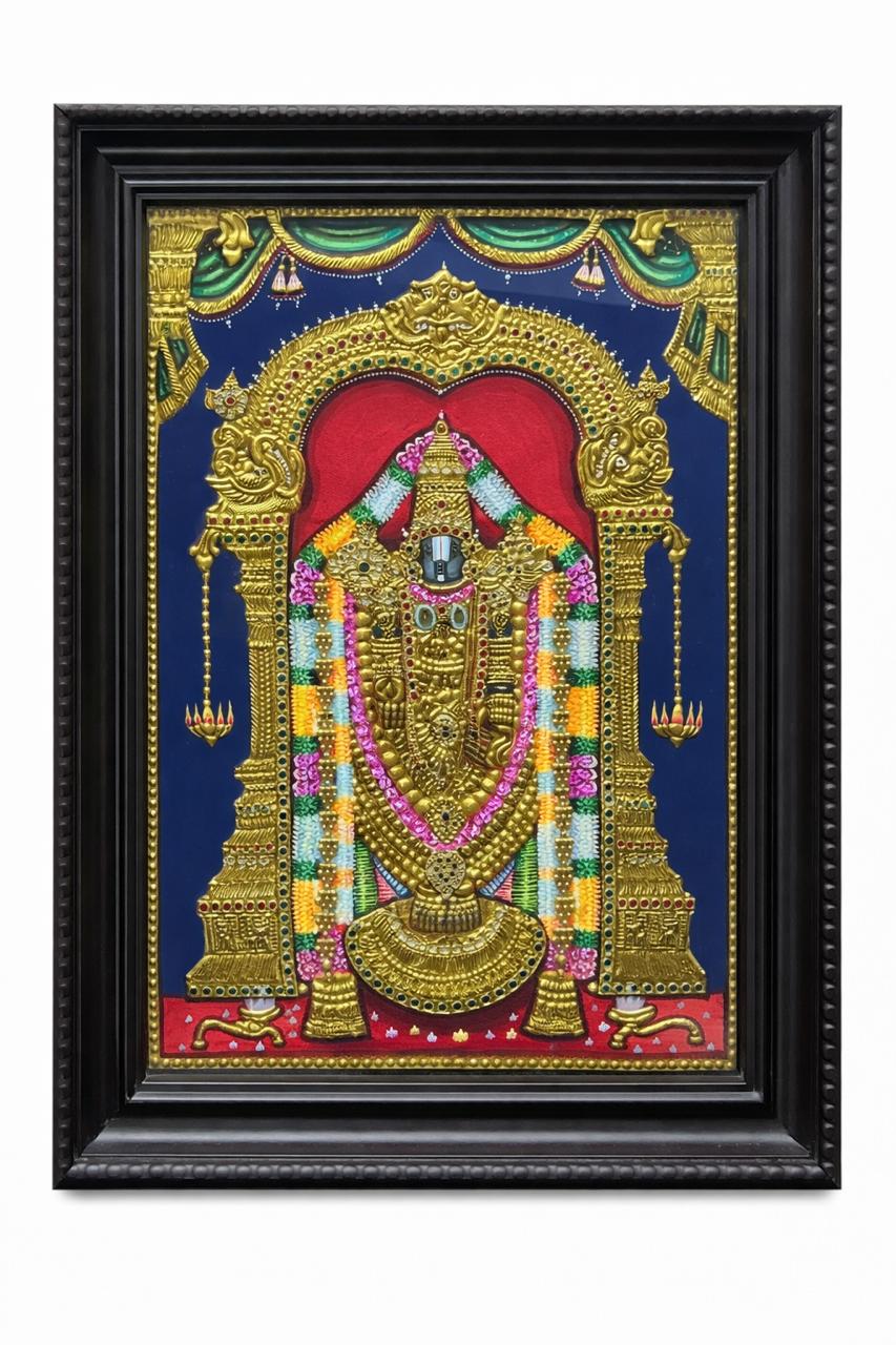Perumal Antique Tanjore Painting